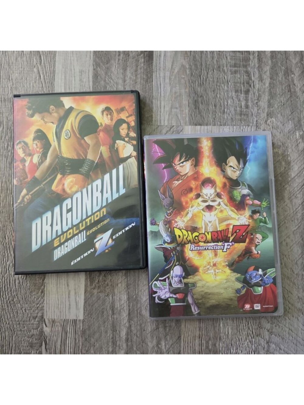 Dragon Ball Evolution & Dragon Ball Z Resurrection F DVD Movie Bundle 2-Disc Set